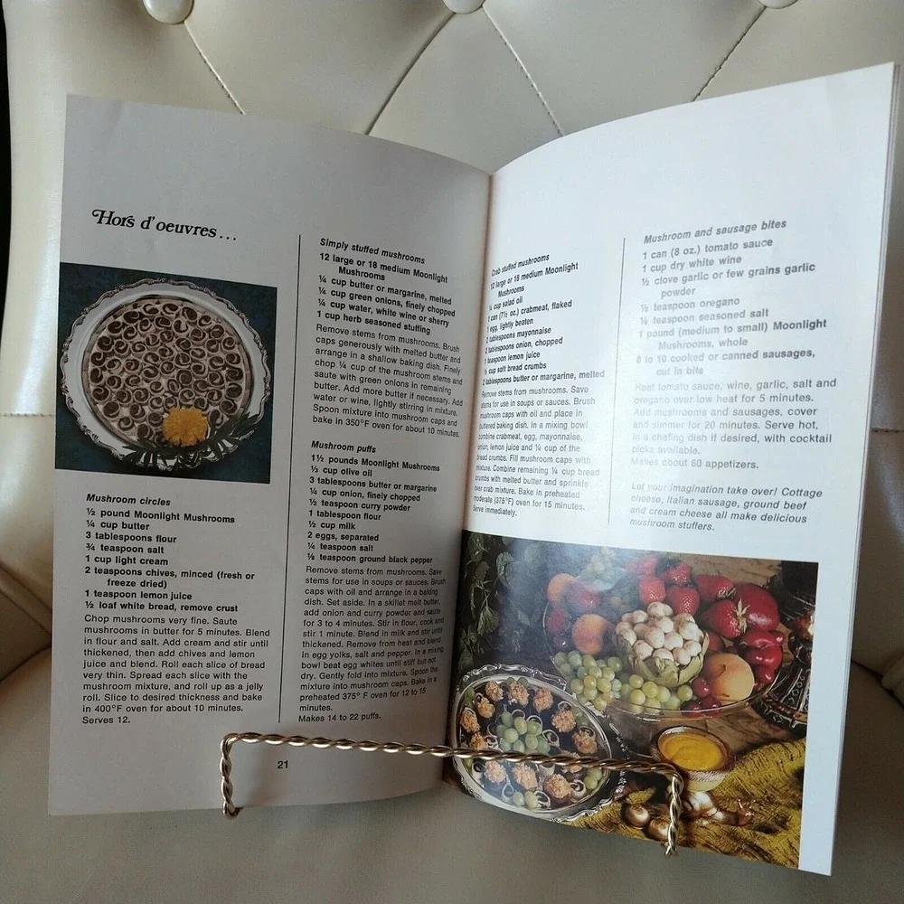 Good Things To Eat With Moonlight Mushrooms Vintage‎ Cookbook Pamphlet Booklet